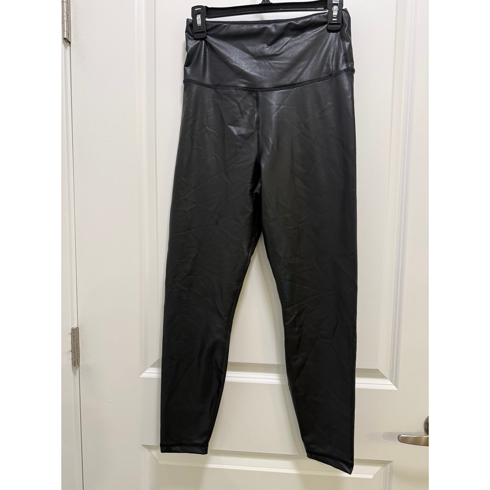 Yogalicious Lux Faux Leather Lady Love Ankle Tight Black High Waist Leggings M